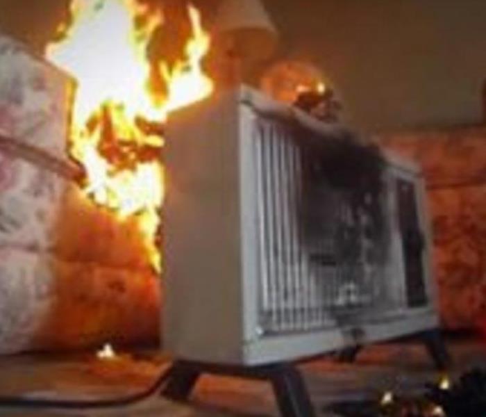 Space heaters can cause a fire.