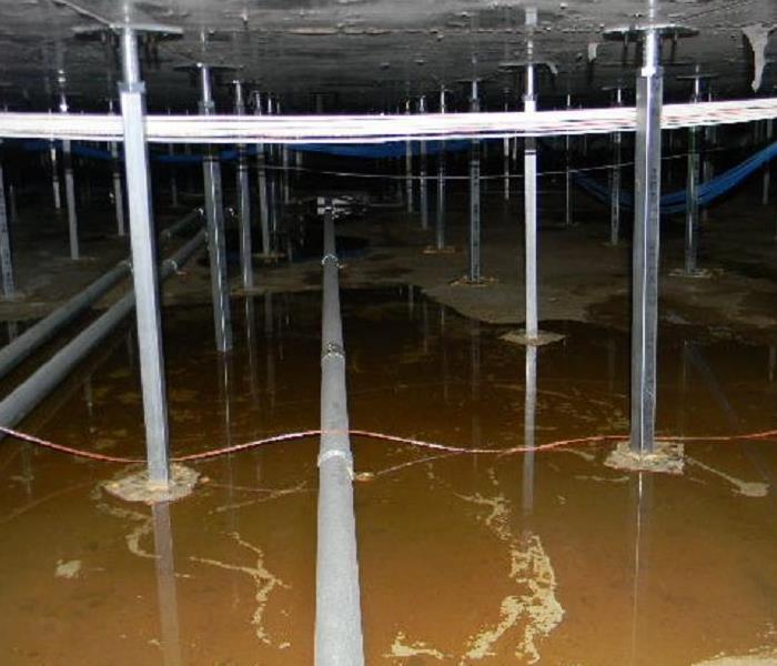 Water under floor